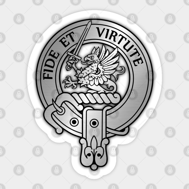 Clan Gladstone Crest Gladstone Sticker TeePublic